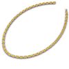 Image 2 : 46.5 ctw Citrine & VS/SI Diamond Eternity Necklace 10k Rose Gold - REF-245R5K