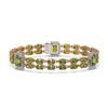 Image 1 : 17.79 ctw Tourmaline & Diamond Bracelet 14K Rose Gold - REF-297M8G