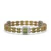 Image 2 : 17.79 ctw Tourmaline & Diamond Bracelet 14K Rose Gold - REF-297M8G