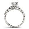 Image 3 : 0.85 ctw Certified VS/SI Diamond Solitaire 2pc Set 14k White Gold - REF-156A3N