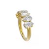 Image 2 : 3.12 ctw Pear Diamond Ring 18K Yellow Gold - REF-574A8N