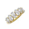 Image 3 : 3.12 ctw Pear Diamond Ring 18K Yellow Gold - REF-574A8N