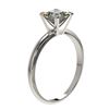Image 3 : 1 ctw VS/SI Quality Princess Diamond Engagment Ring 10k White Gold - REF-243A2N