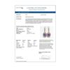 Image 4 : 13.82 ctw Tanzanite & Diamond Victorian Earrings 14K Rose Gold - REF-574K4Y