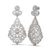Image 2 : 7 ctw Diamond Earrings 18K White Gold - REF-600H3R