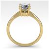 Image 3 : 1.0 ctw VS/SI Diamond Engagment Designer Ring 18k Yellow Gold - REF-236W9H