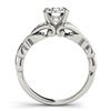 Image 2 : 0.85 ctw Certified VS/SI Diamond Solitaire Ring 18k White Gold - REF-150N8F