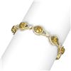 Image 2 : 18.55 ctw Canary Citrine & Diamond Bracelet 18K Yellow Gold - REF-656R8K