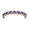Image 1 : 44.22 ctw Sapphire & Diamond Bracelet 18K Rose Gold - REF-890G9W