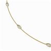Image 3 : 5.61 ctw Marquise Diamond Station 32 Inch Necklace 18K Yellow Gold - REF-890R4K
