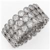 Image 1 : 4.62 ctw Diamond Designer Ring 18K White Gold - REF-380X8A