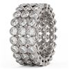 Image 3 : 4.62 ctw Diamond Designer Ring 18K White Gold - REF-380X8A