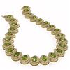 Image 2 : 124.02 ctw Tourmaline & Diamond Victorian Necklace 14K Yellow Gold - REF-3955H5R