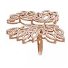 Image 2 : 5 ctw Diamond Ring 18K Rose Gold - REF-445W5H