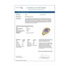 Image 4 : 2.74 ctw Certified Tanzanite & Diamond Victorian Ring 14K Yellow Gold - REF-101K8Y