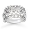 Image 1 : 0.83 ctw Certified Diamond Ring 14k White Gold - REF-87M3G