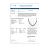 Image 4 : 30.73 ctw Emerald Cut Diamond Micro Pave Necklace 18K Rose Gold - REF-3606H4R