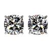 2 ctw Certified VS/SI Quality Cushion Diamond Stud Earrings 10k White Gold - REF-478X6A
