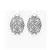 3.61 ctw Diamond Earrings 18K White Gold - REF-326W2H