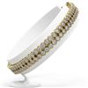 Image 2 : 9 ctw Diamond Designer Bracelet 18K Yellow Gold - REF-830M2G