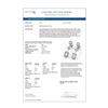 Image 4 : 2.32 ctw Emerald Cut Diamond Designer Earrings 18K White Gold - REF-416F3M