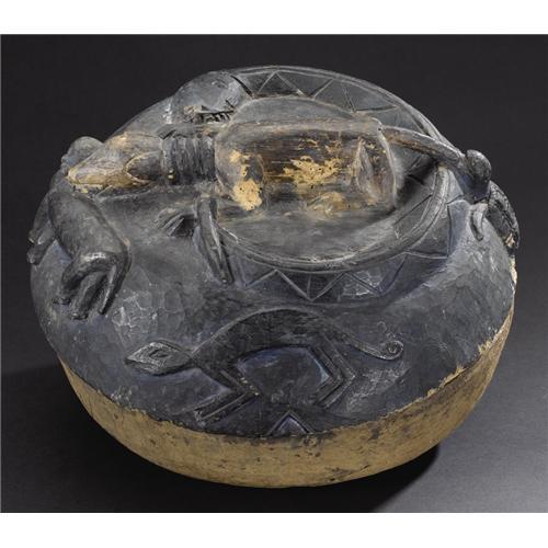 Yoruba (Nigeria)Lidded Divination Container