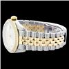 Image 3 : Rolex Ladies Two Tone 14K Gold/SS, Diamond Dial & Diamond Bezel, Sapphire Crystal
