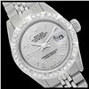 Image 1 : Rolex Men's Stainless Steel, QuickSet, Roman Dial with Pyrimid Diam Bezel