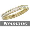 Image 1 : USGL Certified .50 ct Diamond Eternity Ring 14kt Gold
