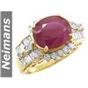 Image 1 : USGL Certified Gem 1.25 ct Ruby Stud Earrings 14kt Gold