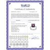 Image 2 : Genuine 5.62 ctw Amethyst & Diamond Ring 14KT Rose Gold - REF-82N9R