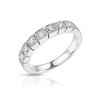 Image 1 : Natural 0.19 CTW Diamond Band Ring 14K White Gold - REF-72W2H