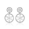 Natural 2.29 CTW Diamond & Marquise Earring 14K White Gold - REF-216W2H