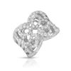Image 1 : Natural 1.14 CTW Diamond Ring 18K White Gold - REF-208F8M
