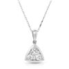 Image 1 : Natural 0.75 CTW Diamond Necklace 14K White Gold - REF-112K5R