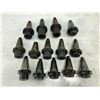 Image 2 : Lot of (14) CAT45 Morse Taper Holders