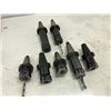 Image 1 : Lot of (7) CAT45 TG100 Collet Chucks