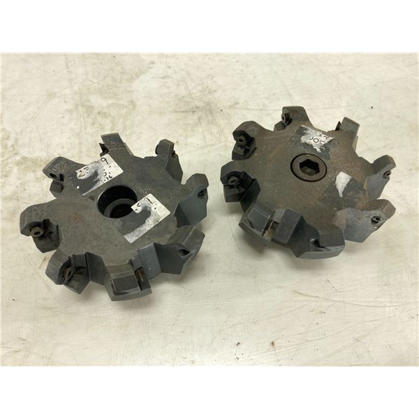 (2) Ingersoll 6" Indexable Face Mills