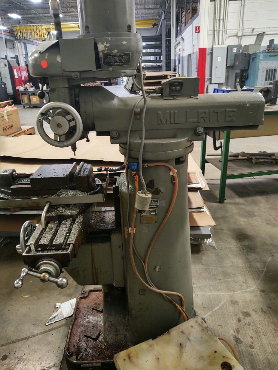 Millrite Millrite MV1 Vertical Milling Machine **LOCATED HOLLAND, MI**