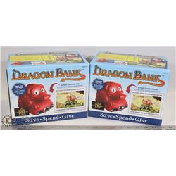 NEW 2 DRAGONS DEN SIGNED