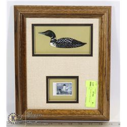 VINTAGE FRAMED 1988 DUCKS UNLIMITED