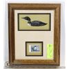 Image 1 : VINTAGE FRAMED 1988 DUCKS UNLIMITED
