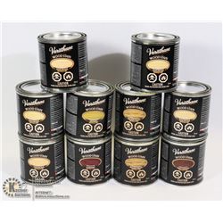 NEW 10 MINI CANS OF VARATHANE