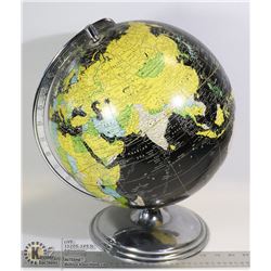 VINTAGE LARGE BLACK GLOBE