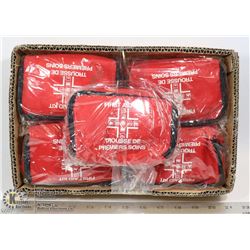 5 NEW SEALED FIRST AID KITS