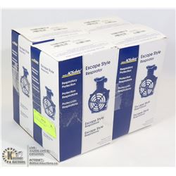 4 NEW RESPIRATORS