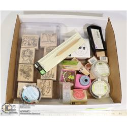 FLAT OF STAMPING UP STAMPS & NEW CRAFT ITEMS