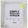 Image 1 : 120" 16: 9 PROJECTOR SCREEN