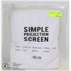 Image 1 : 120" 16: 9 PROJECTOR SCREEN