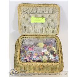 VINTAGE SEWING BASKET